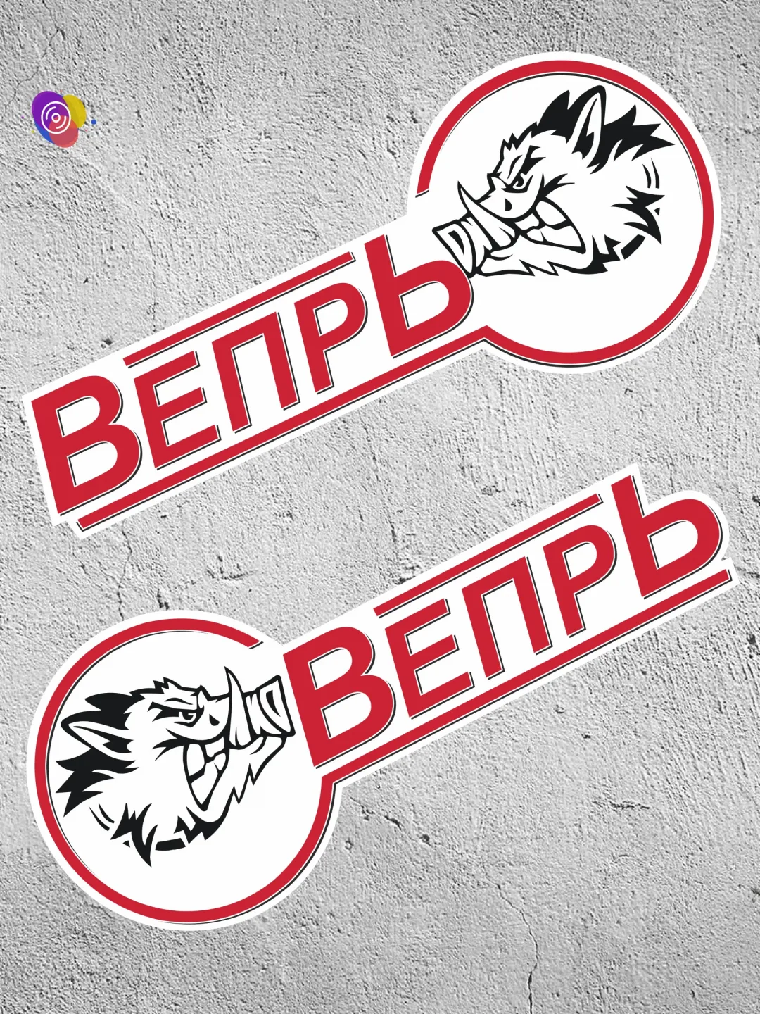 Наклейки на снегоход БУРАН ВЕПРЬ — комплект — изображение 2